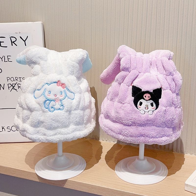 Sanrio Children's Bunny Ears Shaped Hair Drying Cap