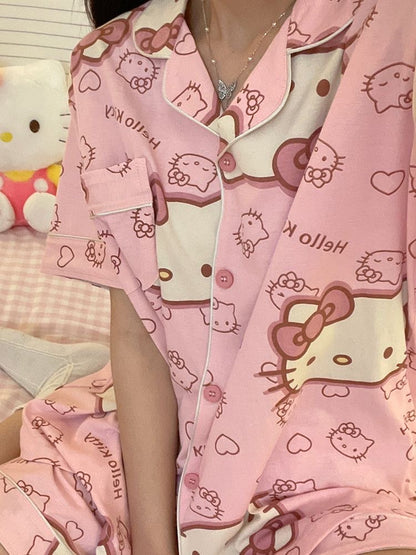 HelloKitty Pink Pajamas Set