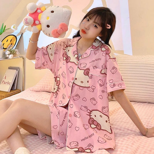 HelloKitty Rosa Pyjama-Set