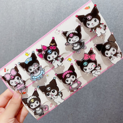 Sanrio Hair Clip 10 PCs Set