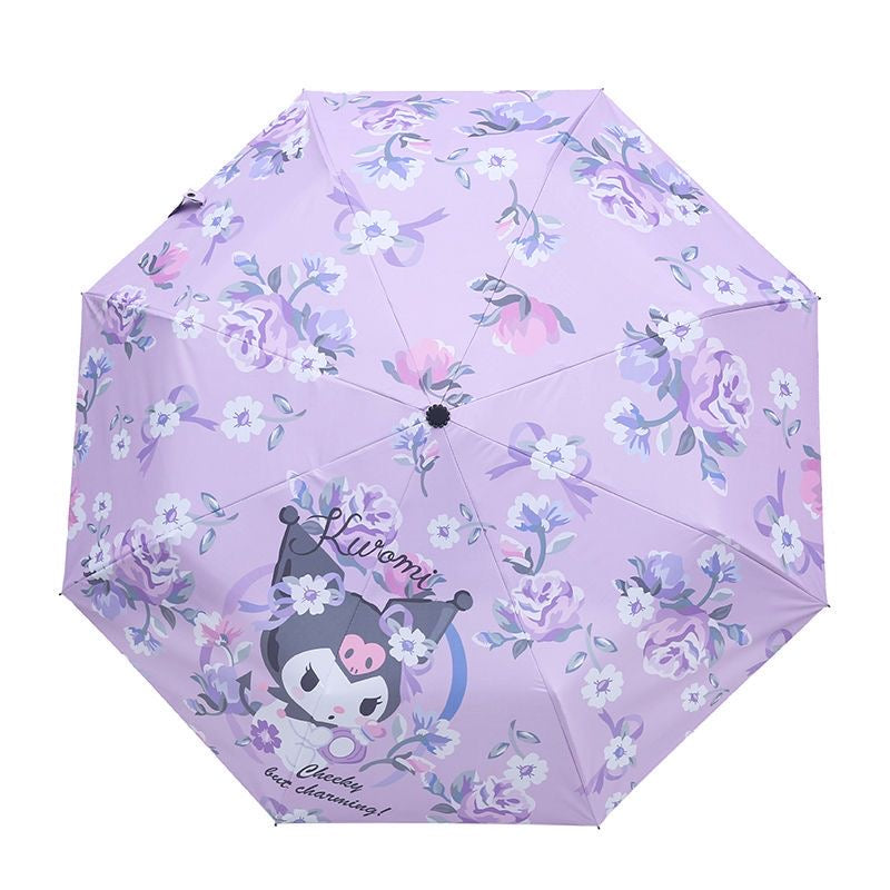 Kuromi Floral Umbrella （white handle) – GoodChoyice