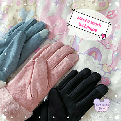 Sanrio Leatherette Waterproof Touchscreen Gloves