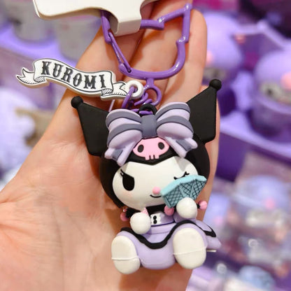 Kuromi Fortune Teller Pendant Keychain