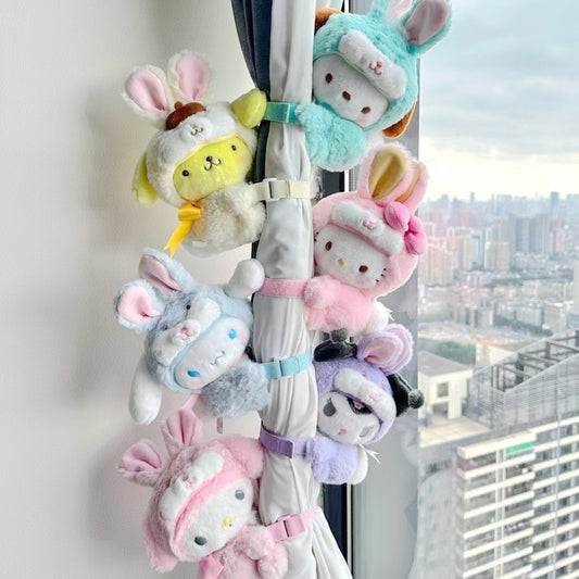 Sanrio Bunny Plush Curtain Organizer