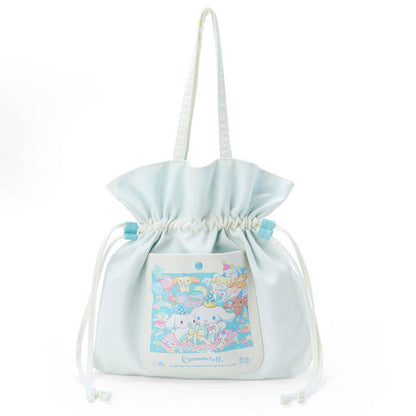Ruffled Tote Bag | Cotton Drawstring Bags | GoodChoyice