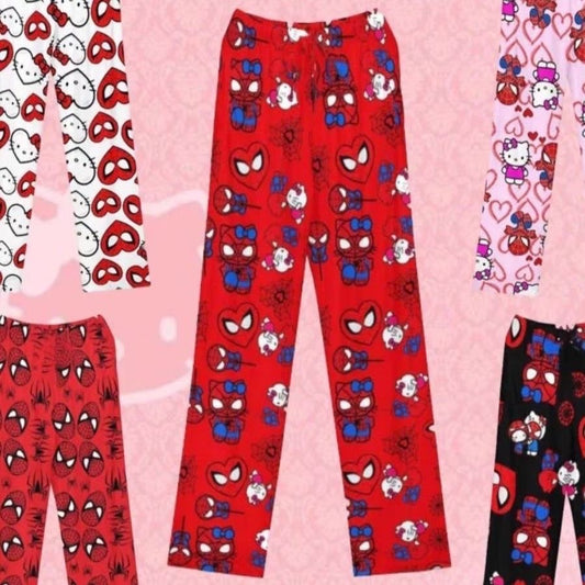 Hello Kitty VS Spider Man Pyjamahose