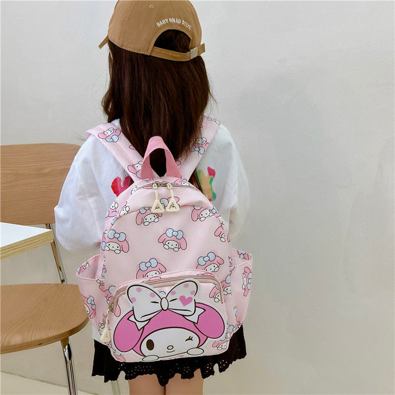 Sanrio Hello Kitty with Teddy Pink Large Messenger Bag - Backpack