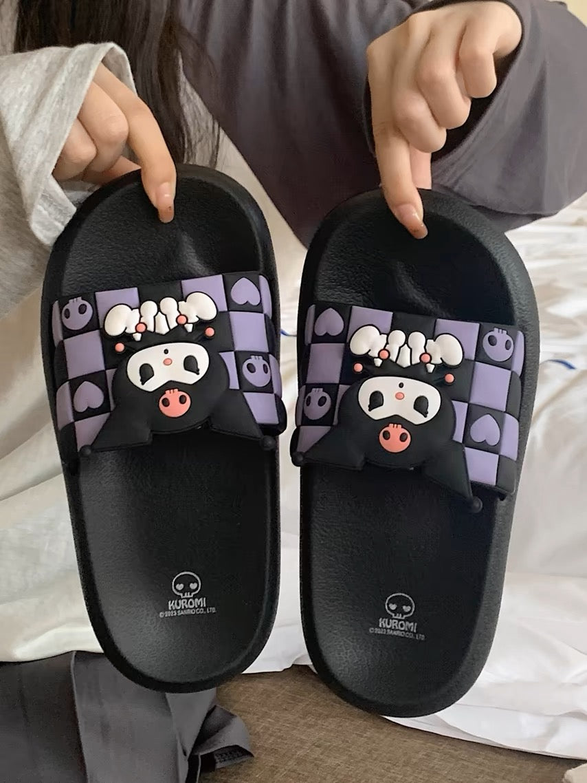 Sanrio Checkerboard Design Slippers