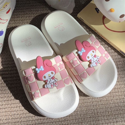 Sanrio Checkerboard Design Slippers