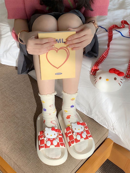 Sanrio Checkerboard Design Slippers