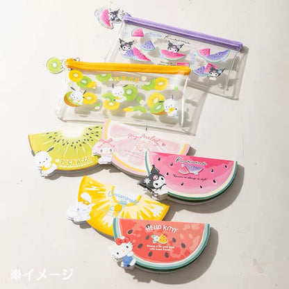 Sanrio Fruit Clear Pencil Case