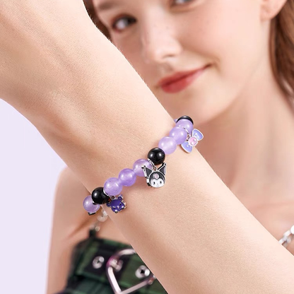 Kuromi Verzaubertes Lila Planeten Armband