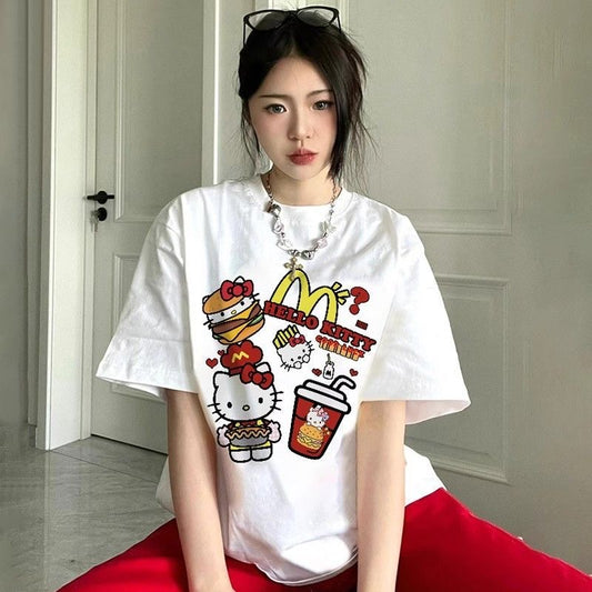 Hello Kitty McDonald inspiriertes Shirt