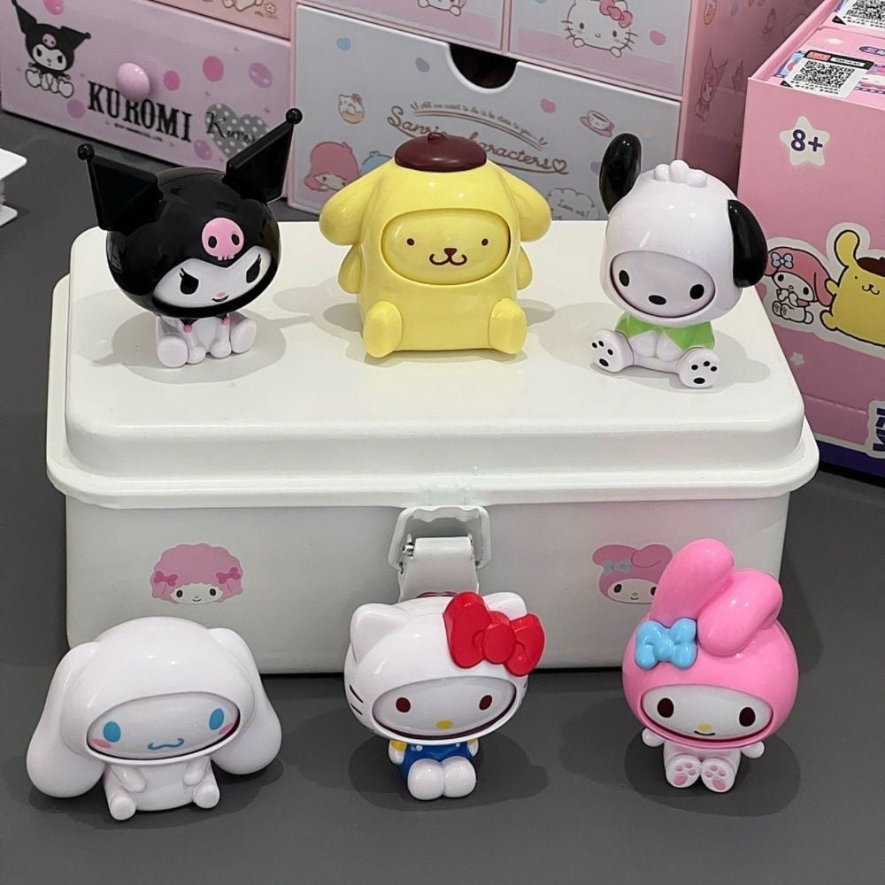 Sanrio Überraschungsbox mit Puppen mit wechselndem Gesicht 