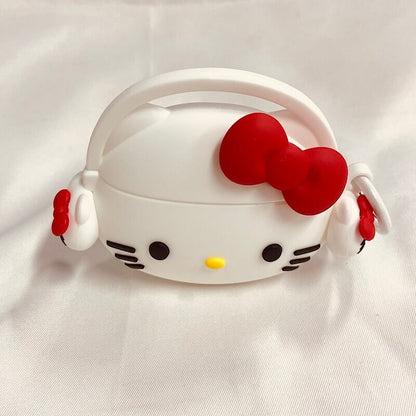 Hello Kitty Wearing Headphone AirPod Case