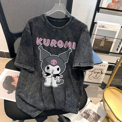 Kuromi Kiss & Tell Vintage Wash T-shirt