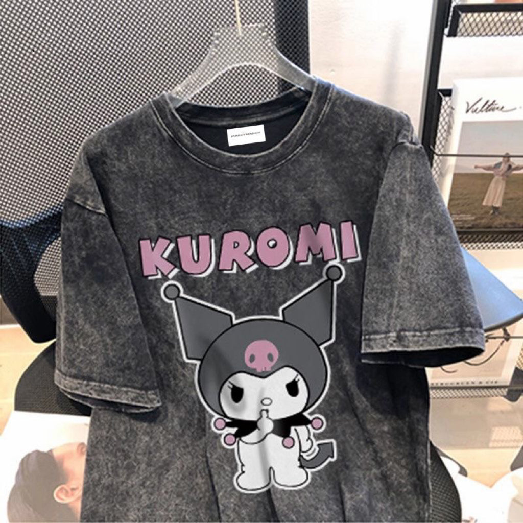 Kuromi Kiss & Tell Vintage Wash T-shirt