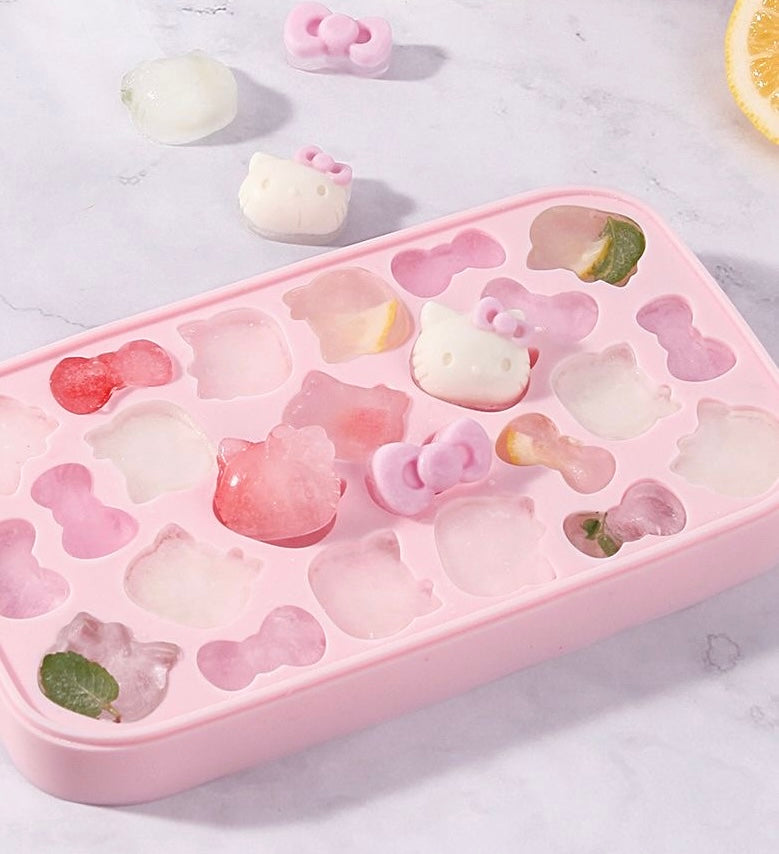 Hello Kitty Press & Pop Silicone Ice Tray