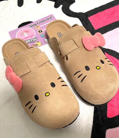 Hello Kitty Suede Soft Footbed Clogs for Women (US size)