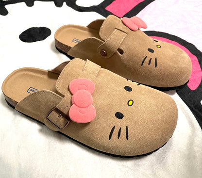 Hello Kitty Suede Soft Footbed Clogs for Women (US size)