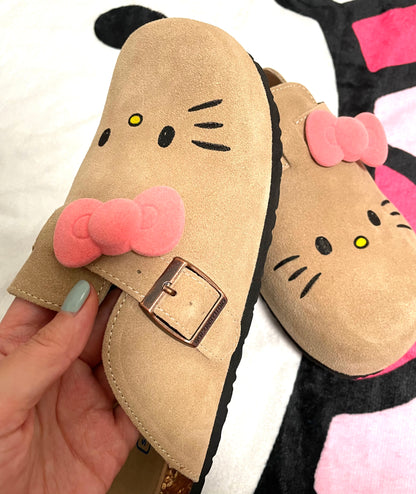 Hello Kitty Suede Soft Footbed Clogs for Women (US size)