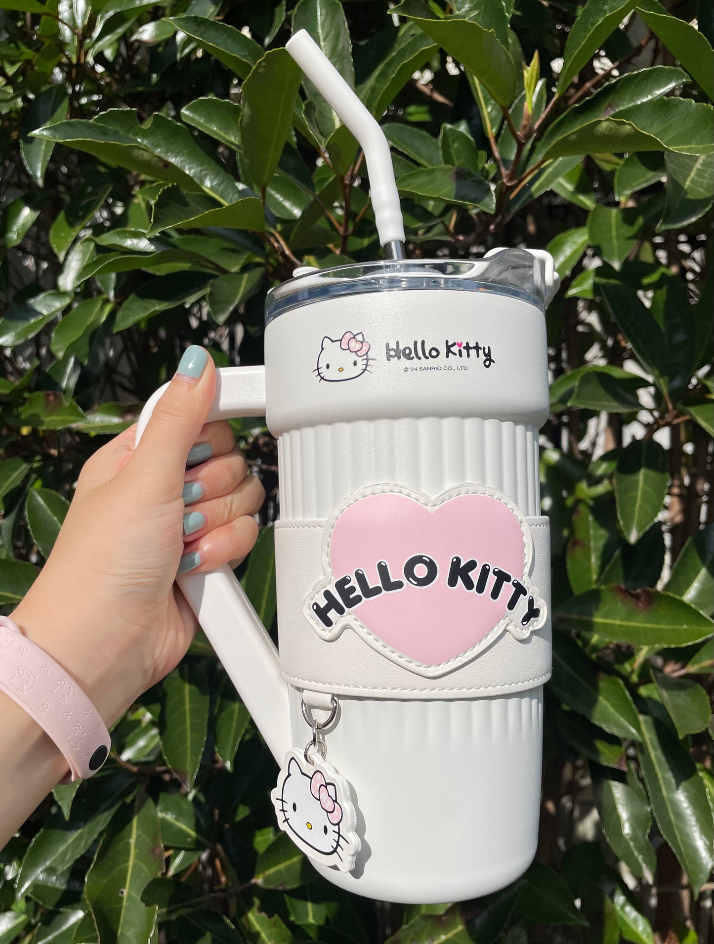 Sanrio Heart Sleeve Leak-proof Tumbler 40 Oz