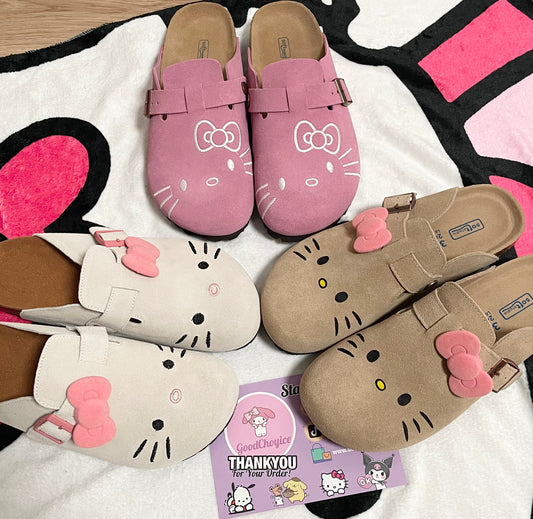 Hello Kitty Suede Soft Footbed Clogs for Women (US size)