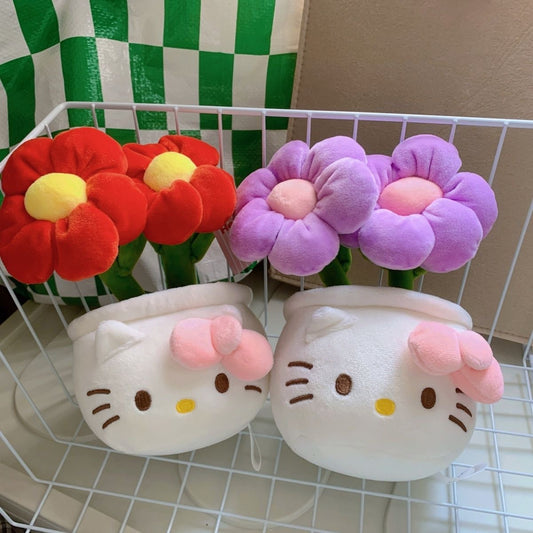 Hello Kitty Sun FLower Plant Plushie