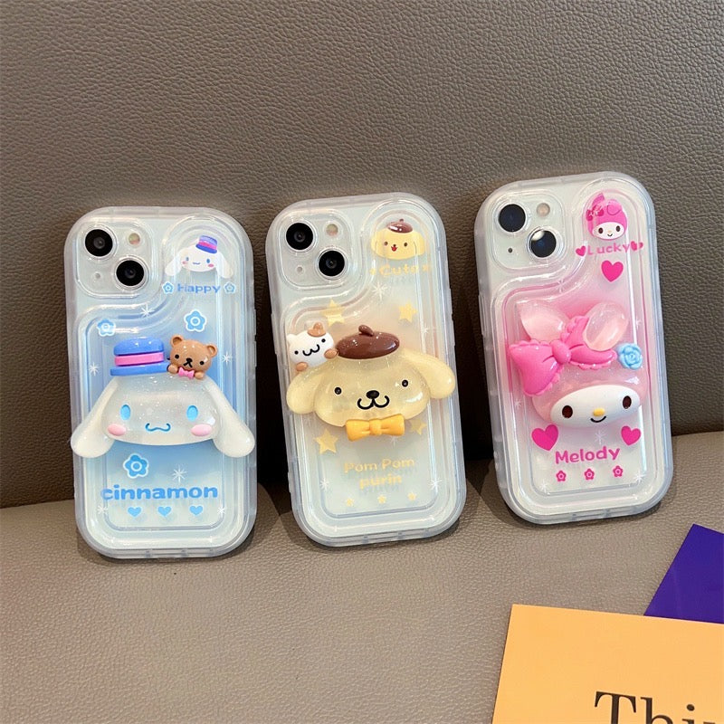 Sanrio Phone Case with Mirror & Dangle Charm – In Kawaii Shop