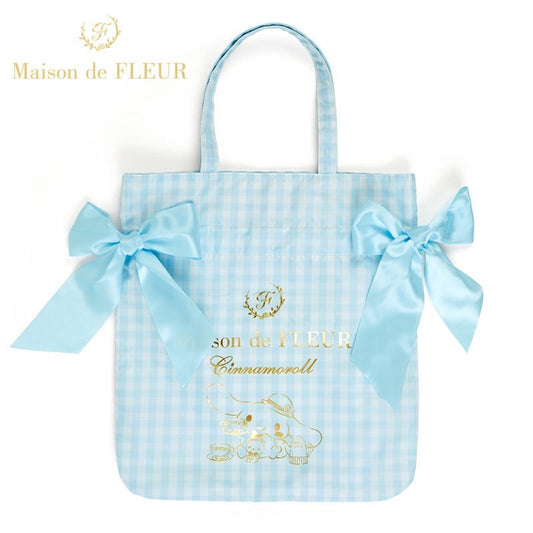 Sanrio x Maison De Fleur Cinnamoroll Gingham Tote Bag