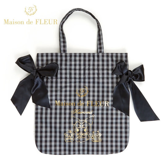 Sanrio x Maison De Fleur Kuromi Gingham Tote Bag