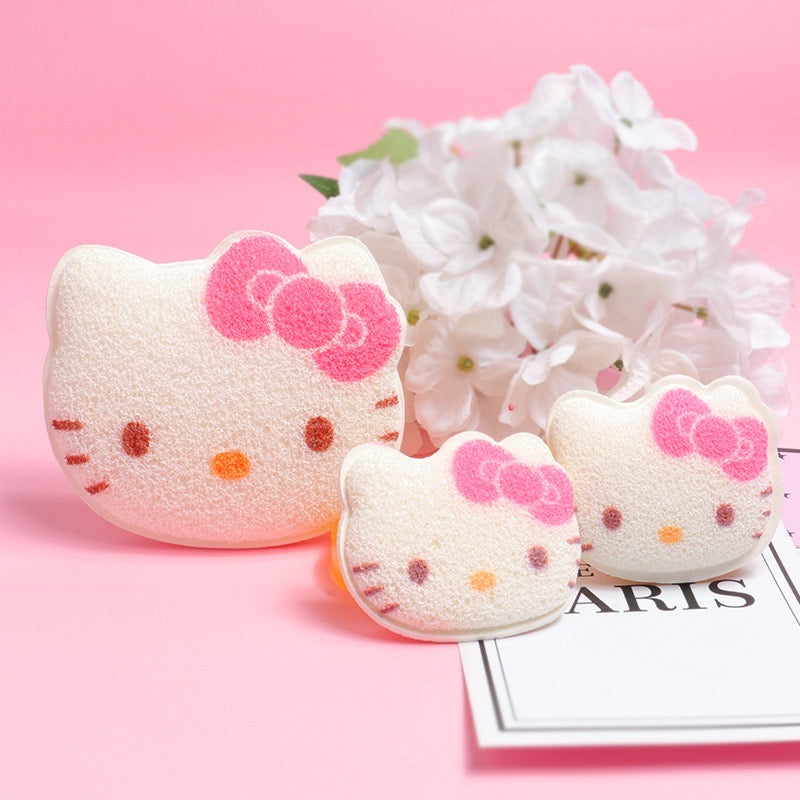 HelloKitty Facial Sponge & Shower Glove