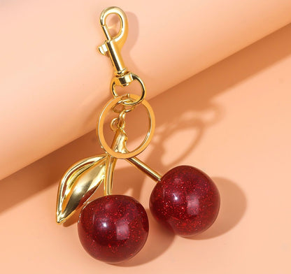 Cherry Bliss Keychain Bag Charm 🍒