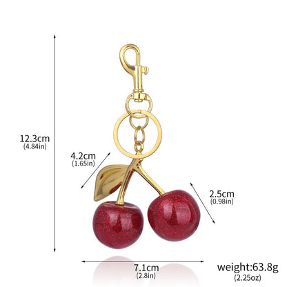 Cherry Bliss Keychain Bag Charm 🍒