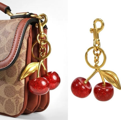 Cherry Bliss Keychain Bag Charm 🍒