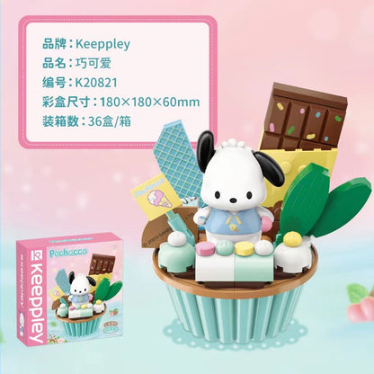 Keeppley Sanrio Fruit Cupcake Building Block