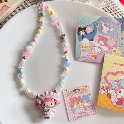 Tailor Made Kuromi and MyMelody Charm