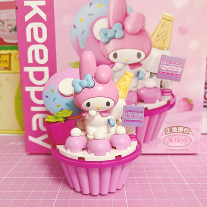 Keeppley Sanrio Fruit Cupcake Building Block