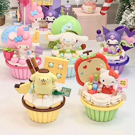 Keeppley Sanrio Fruit Cupcake Building Block