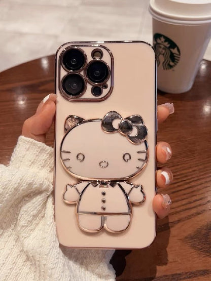 HelloKitty Foldable Mirror Stand Phone Case