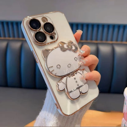 HelloKitty Foldable Mirror Stand Phone Case