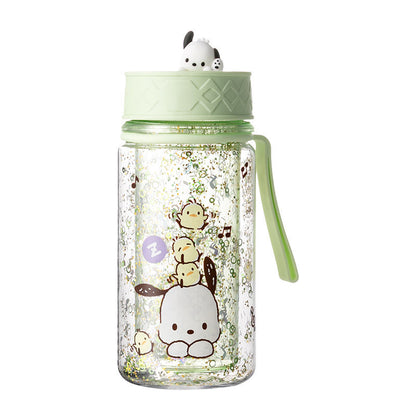 Glitzernder doppelwandiger Becher von Sanrio (300 ml)