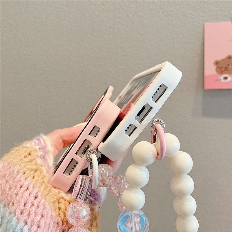 Sanrio Phone Case with Mirror & Dangle Charm – GoodChoyice