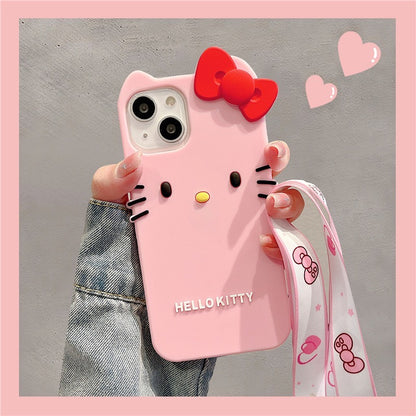 HelloKitty Handyhülle mit Schlüsselband