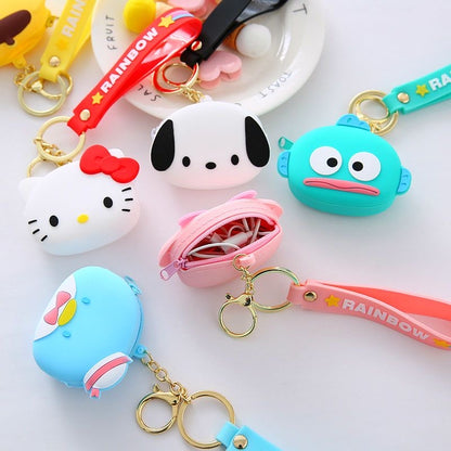 Sanrio Zipper Pouch Keychain