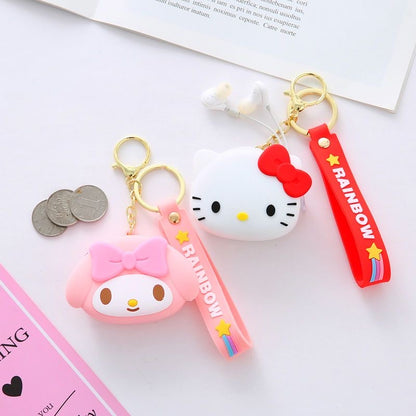 Sanrio Zipper Pouch Keychain