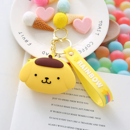 Sanrio Zipper Pouch Keychain