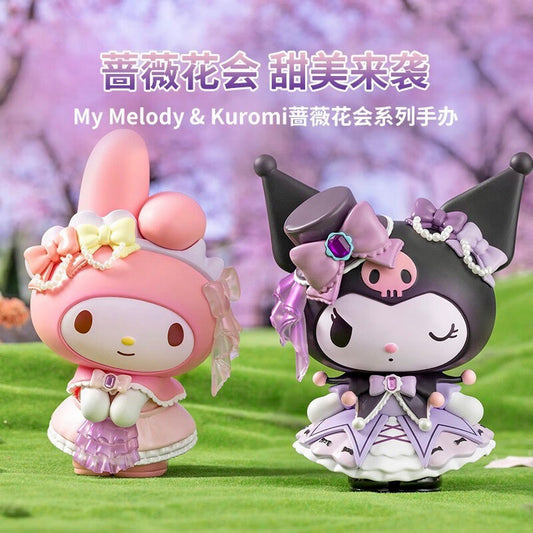 Sanrio x Miniso My Melody Kuromi Rose Party Large Figurines