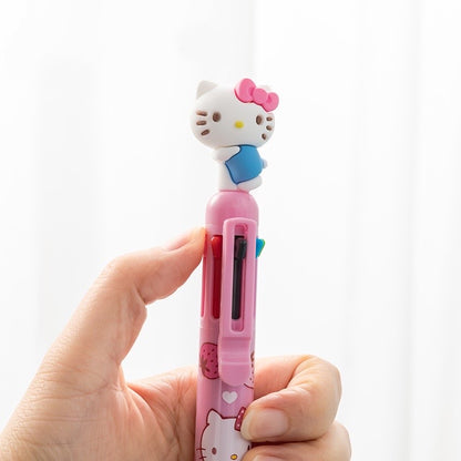 My Melody / Hello Kitty 6 color Ballpoint Pen